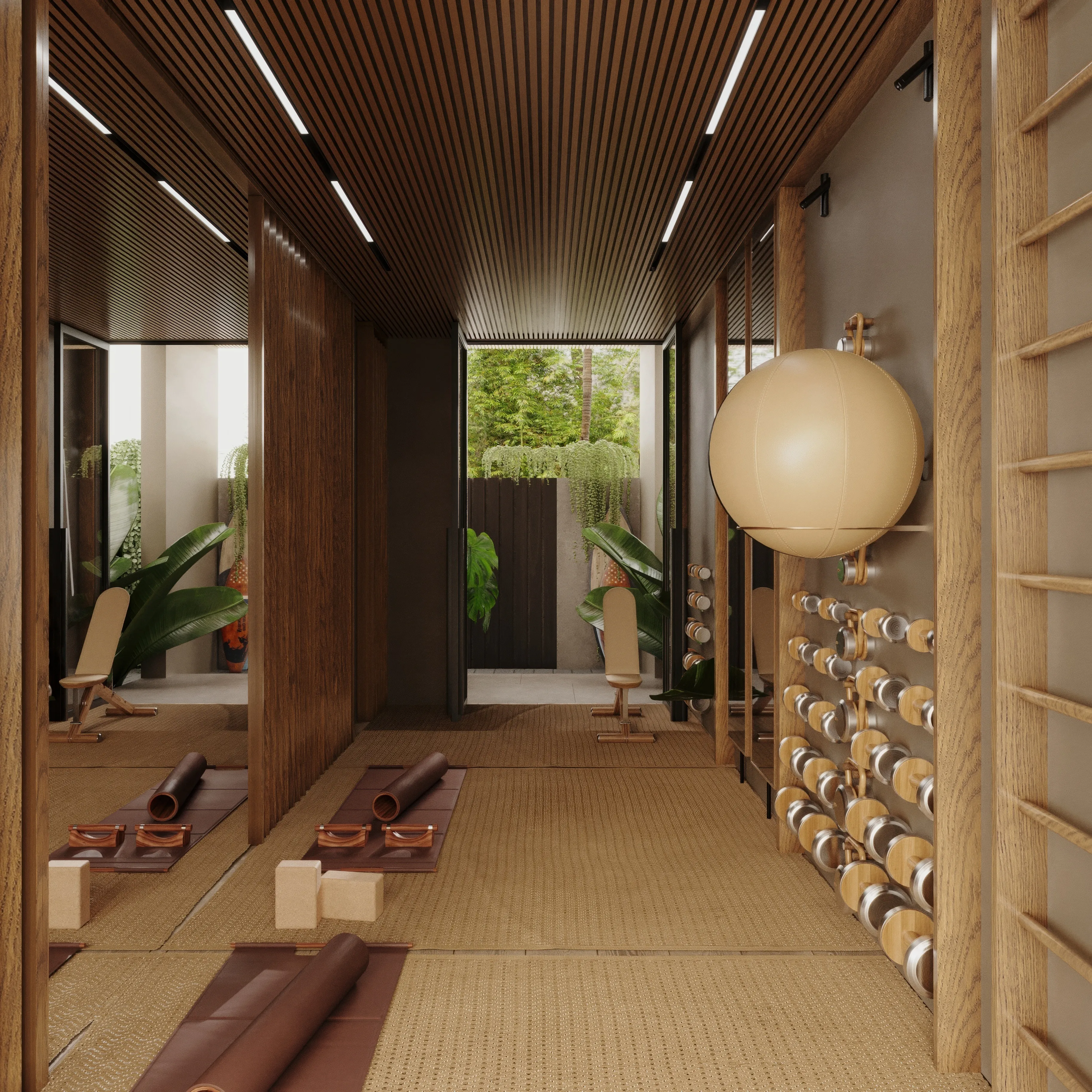 Private wellness facilities integrated into each residence