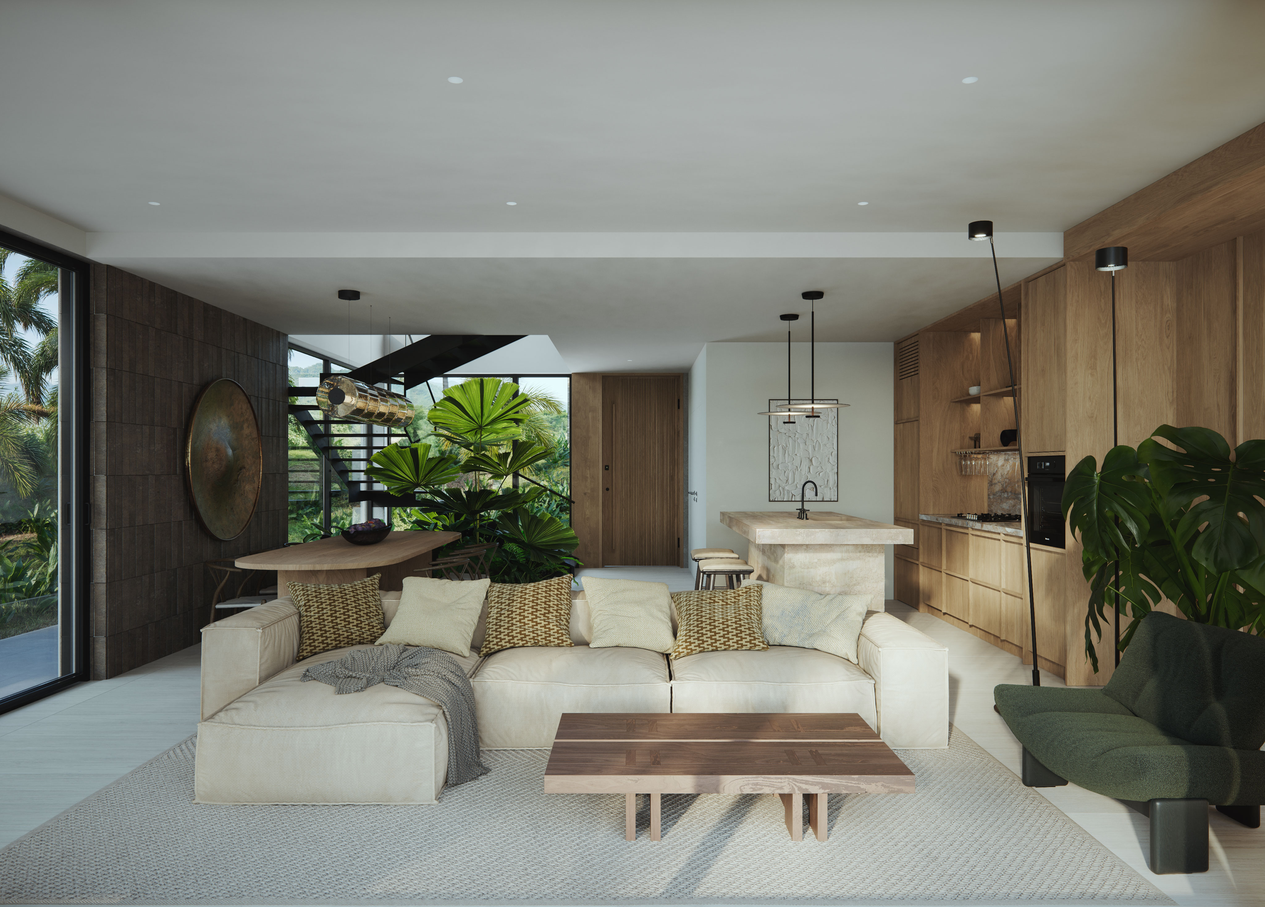 2 bedroom residence interior